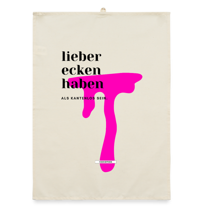 TRUE TALK #12 Organic Geschirrtuch / Stoffserviette - Natur