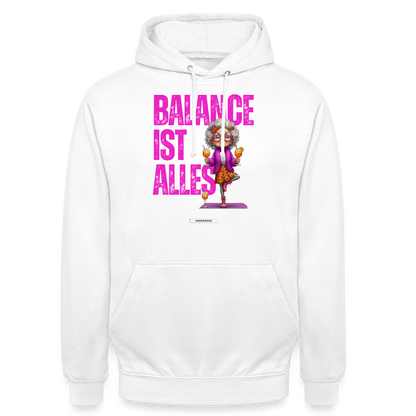 STILREVOLTE #YOGAUnisex Hoodie - Weiß