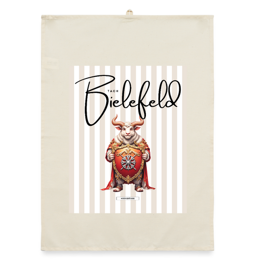 CITY BIELEFELD Organic Geschirrtuch / Stoffserviette - Natur