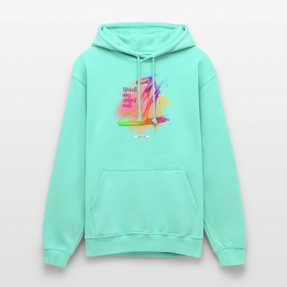 Hoodie Shine – Stöckelt, aber stolpert nicht. - Mint