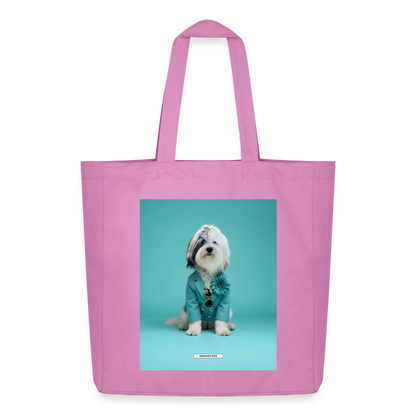 Große Shopping Bag Styled Dogs – Tibet-Terrier - Pink