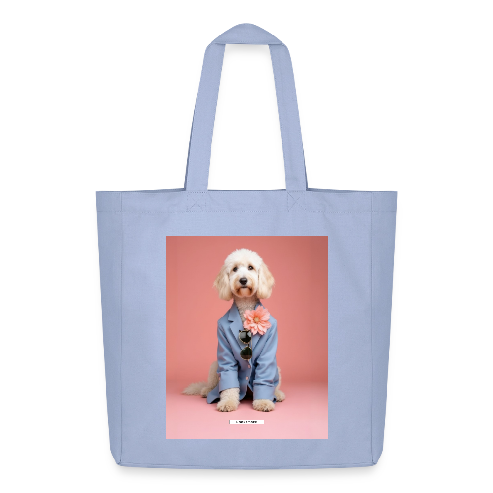 Große Shopping Bag „Styled Dogs – Goldendoodle“ #170 - Sky