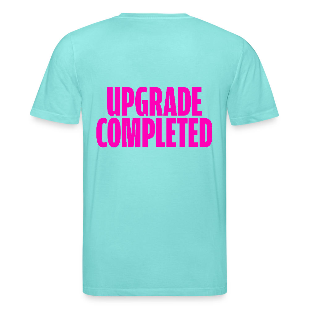 UPGRADE COMPLETED Unisex T-Shirt - Poolblau