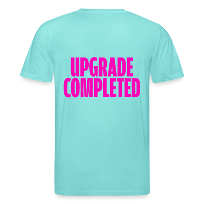 UPGRADE COMPLETED Unisex T-Shirt - Poolblau