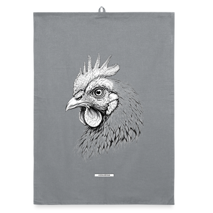 FAUNA HAHN Organic Geschirrtuch / Stoffserviette - Grau