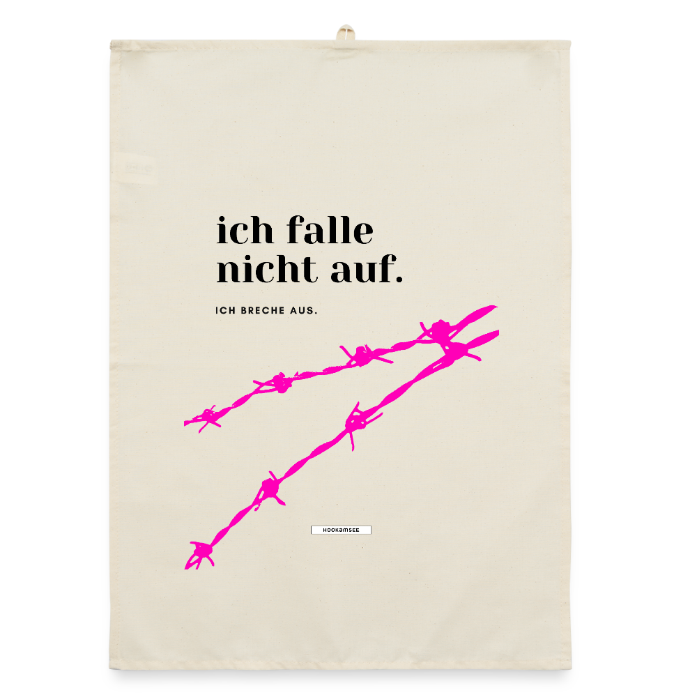 TRUE TALK #1 Organic Geschirrtuch / Stoffserviette - Natur