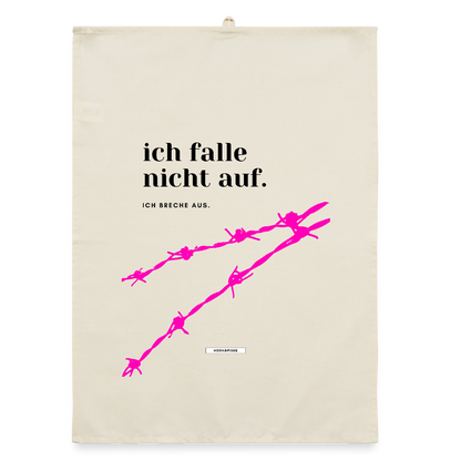 TRUE TALK #1 Organic Geschirrtuch / Stoffserviette - Natur