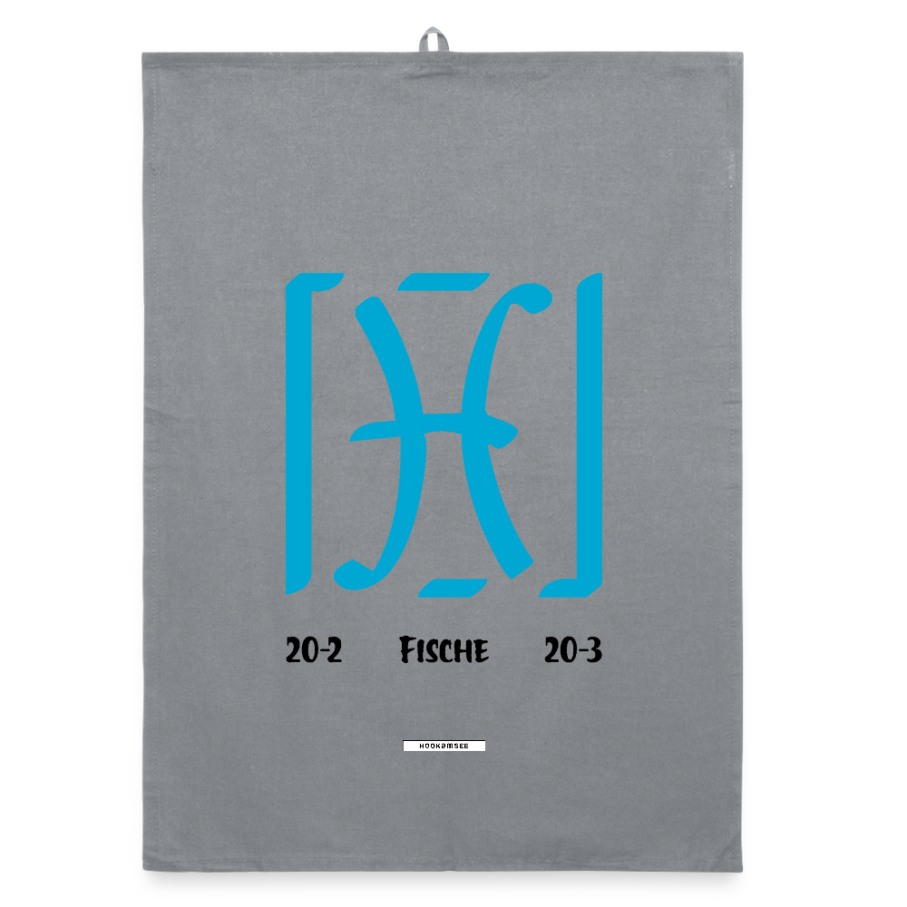 ASTRA FISCHE Organic Geschirrtuch / Stoffserviette - Grau