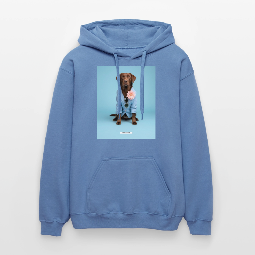 Hoodie „Styled Dogs – Labrador" - Carolina Blue