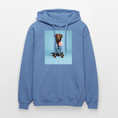Hoodie „Styled Dogs – Labrador" - Carolina Blue
