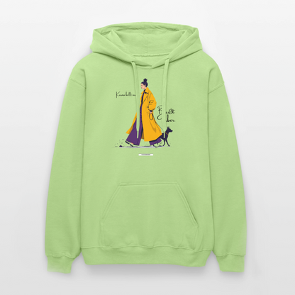 Hoodie Karma bellt nicht. Beißt aber. - Pistazie