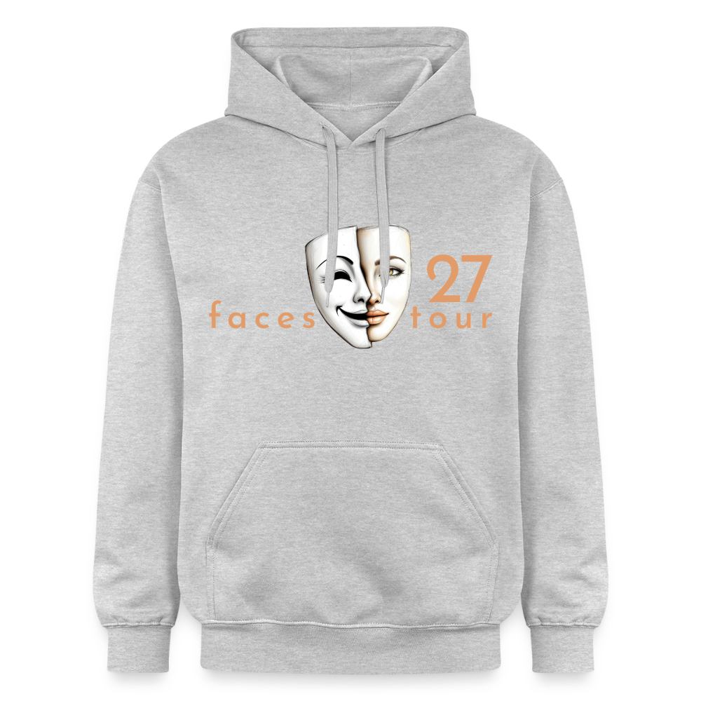 Hoodie Sandra Tour-Signet, Variante 3 - Hellgrau meliert