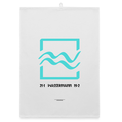 ASTRA WASSERMANN Organic Geschirrtuch / Stoffserviette - Weiß