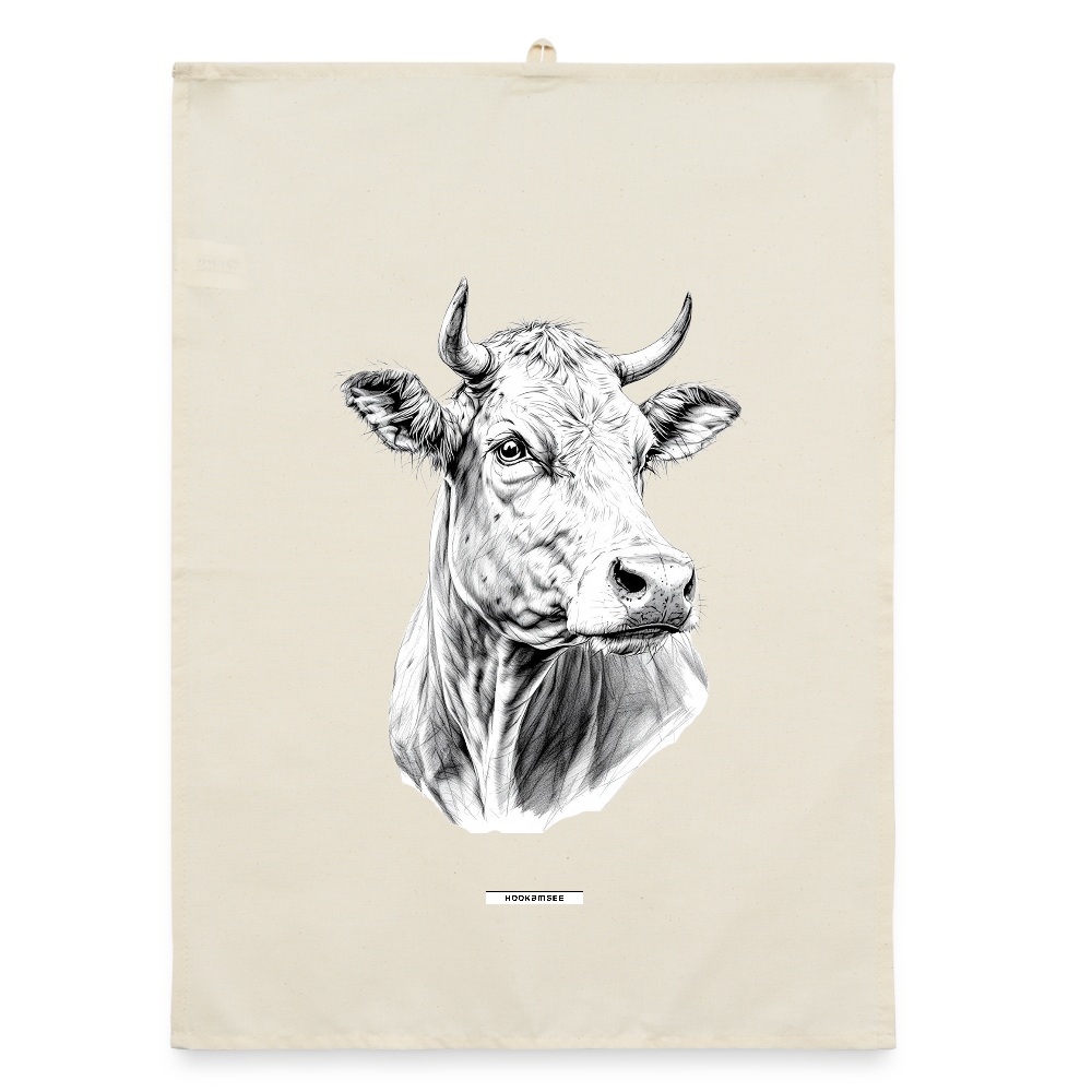 FAUNA RIND Organic Geschirrtuch / Stoffserviette - Natur