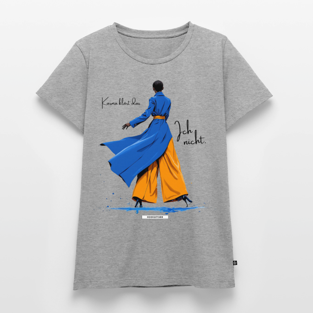 Shirt Karma klärt das. Ich nicht. - Grau meliert
