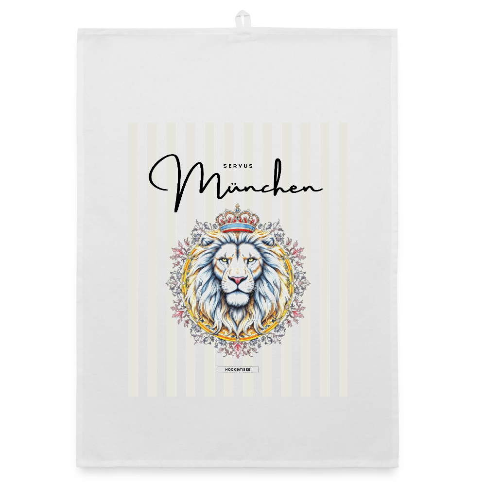 CITY MÜNCHEN Organic Geschirrtuch / Stoffserviette - Weiß