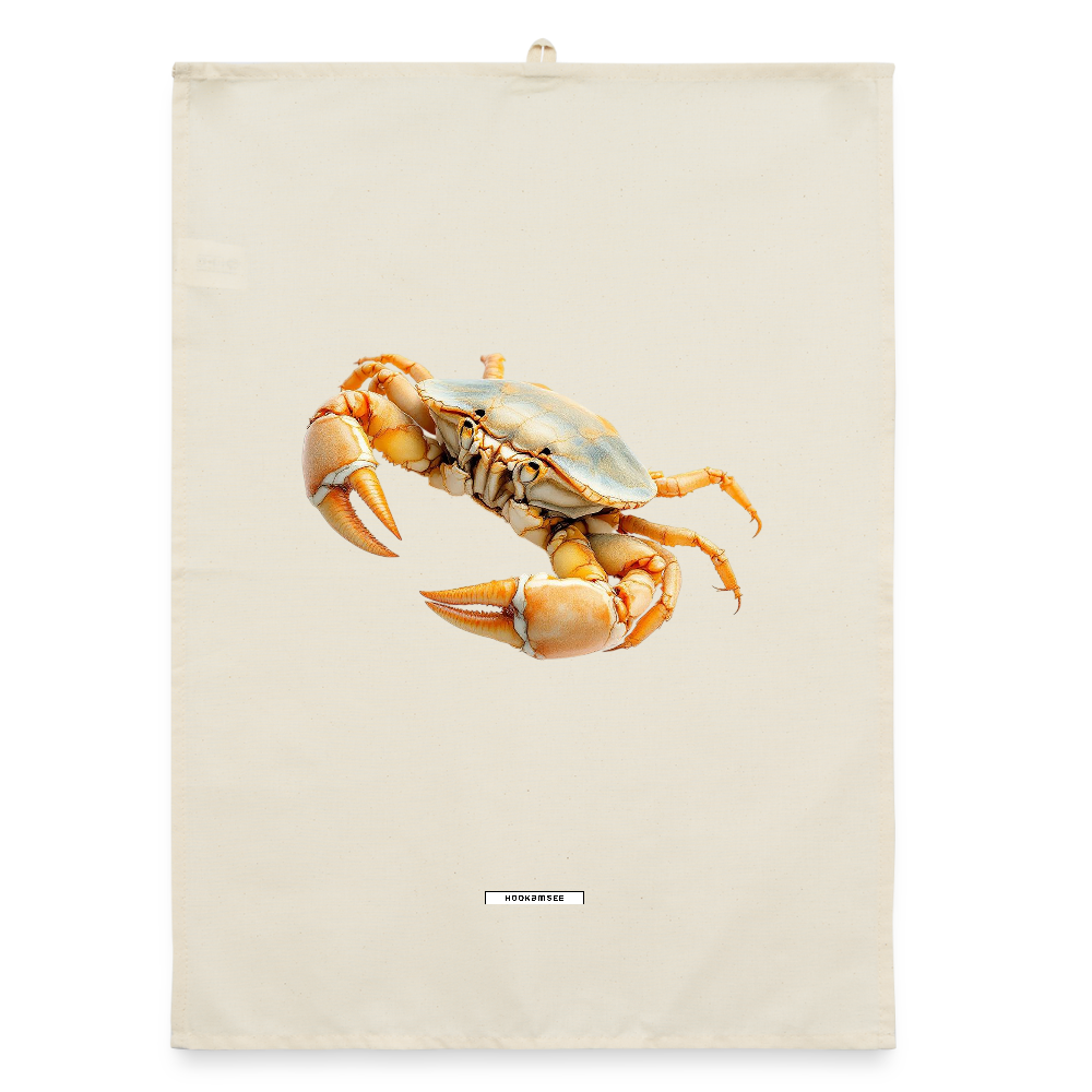 AQUA SAND CRAB Organic Geschirrtuch / Stoffserviette - Natur