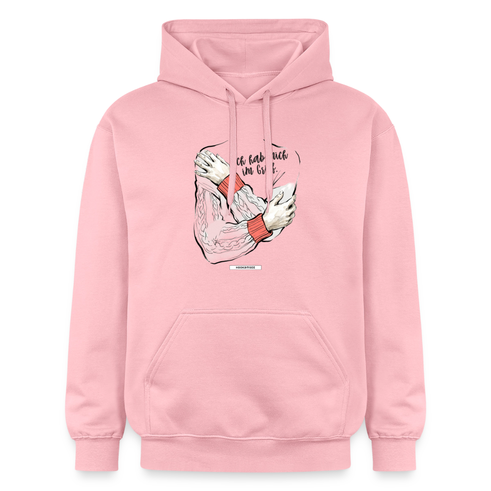 Hoodie Ich hab mich im Griff - Hellrosa