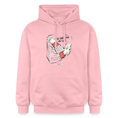 Hoodie Ich hab mich im Griff - Hellrosa
