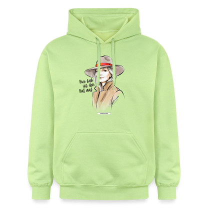 Hoodie Hier hab ich den Hut auf. - Pistazie