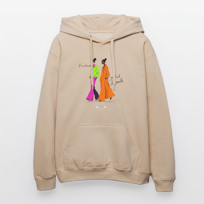 Hoodie Karma kommt manchmal doppelt. - Sand
