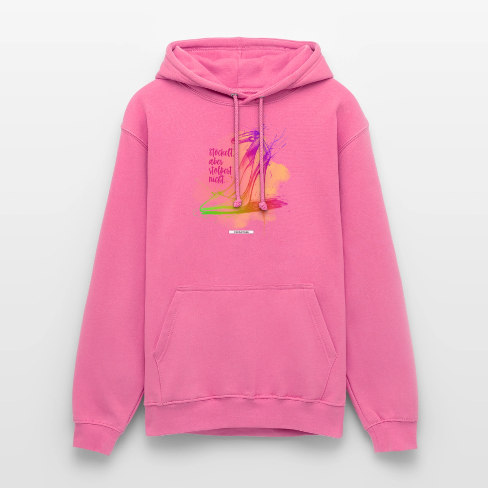 Hoodie Shine – Stöckelt, aber stolpert nicht. - Pink