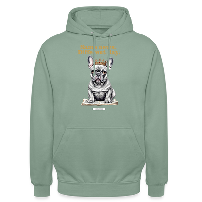 DOG ROYAL #1 Unisex Hoodie - Graugrün