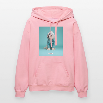Hoodie „Styled Dogs – Tibet-Terrier“ - Hellrosa