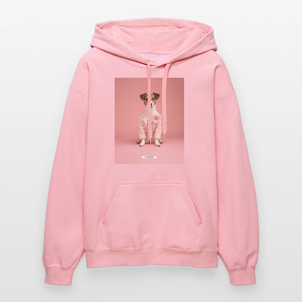 Hoodie „Styled Dogs – Jack Russell Terrier" - Hellrosa
