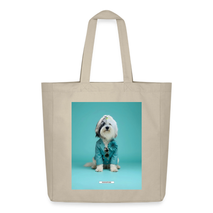 Große Shopping Bag Styled Dogs – Tibet-Terrier - Cremebeige