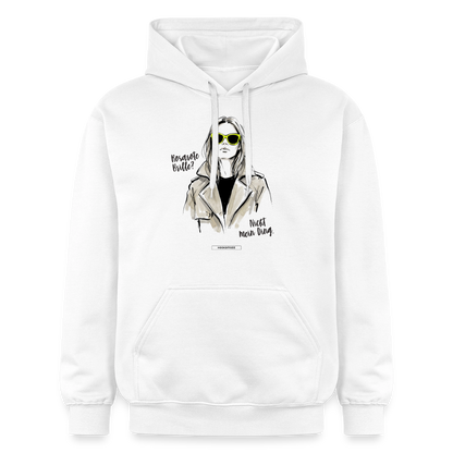 Hoodie Rosarote Brille? Nicht mein Ding. - Weiß