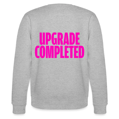 UPGRADE COMPLETED Unisex Sweatshirt - Grau meliert