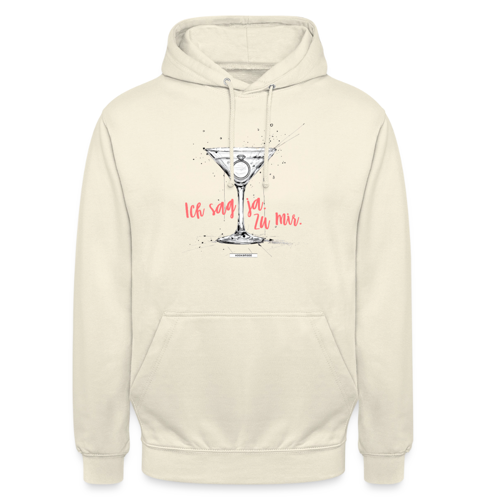 Hoodie Ich sag ja. Zu mir. - Vanille-Milchshake