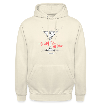 Hoodie Ich sag ja. Zu mir. - Vanille-Milchshake