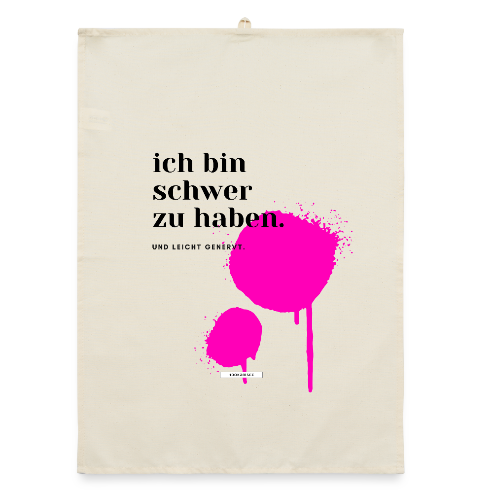 TRUE TALK #9 Organic Geschirrtuch / Stoffserviette - Natur