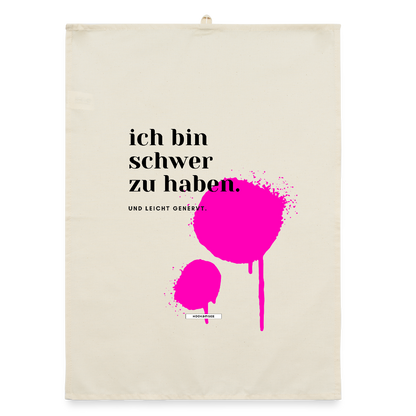 TRUE TALK #9 Organic Geschirrtuch / Stoffserviette - Natur