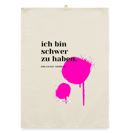 TRUE TALK #9 Organic Geschirrtuch / Stoffserviette - Natur