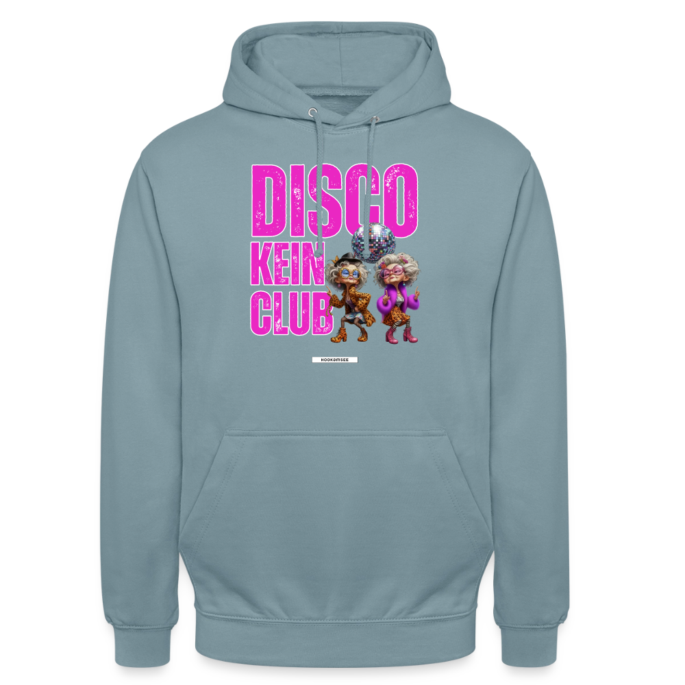STILREVOLTE #DISCO Unisex Hoodie - Nebelblau