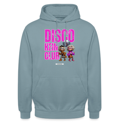 STILREVOLTE #DISCO Unisex Hoodie - Nebelblau