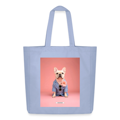 Große Shopping Bag Styled Dogs – Frenchie - Sky