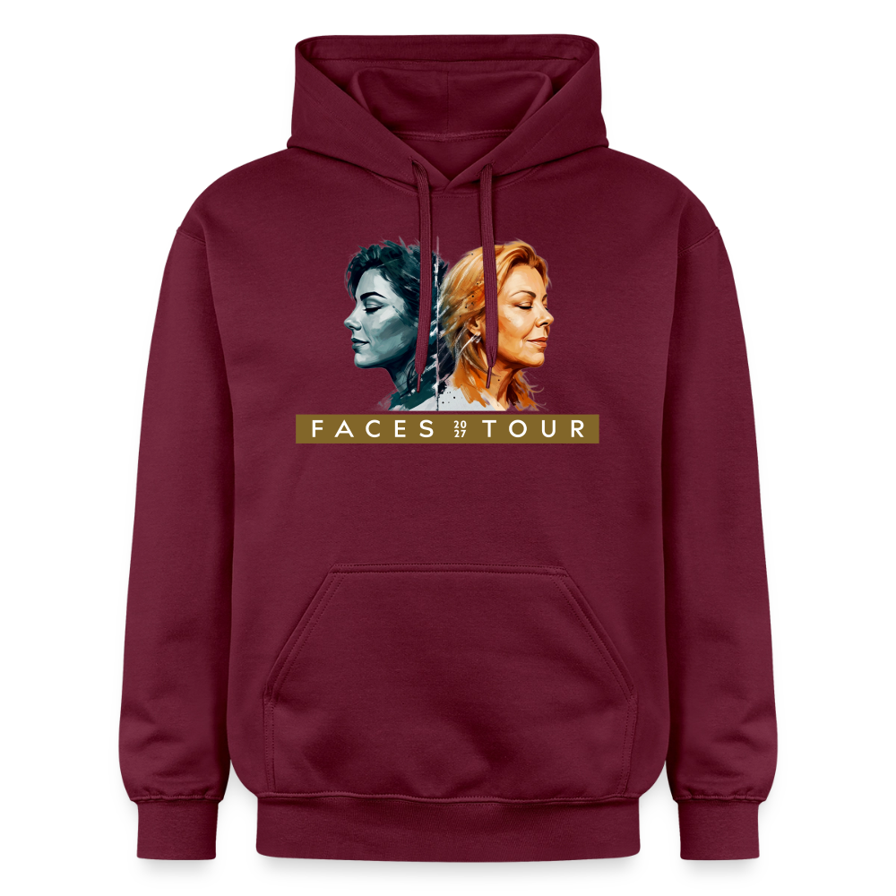 Hoodie Sandra Tour-Signet, Variante 2 - Maroon
