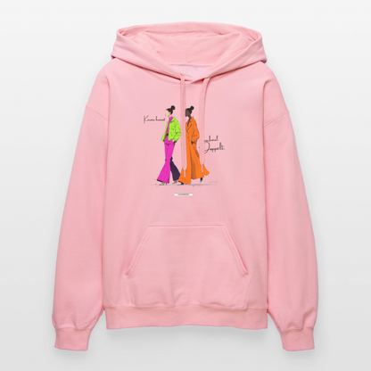 Hoodie Karma kommt manchmal doppelt. - Hellrosa