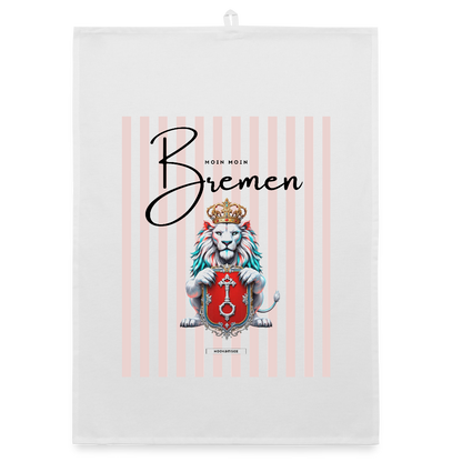 CITY BREMEN Organic Geschirrtuch / Stoffserviette - Weiß