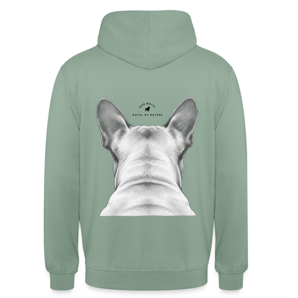 DOG ROYAL #5 Unisex Hoodie - Graugrün