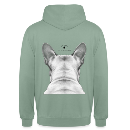 DOG ROYAL #5 Unisex Hoodie - Graugrün