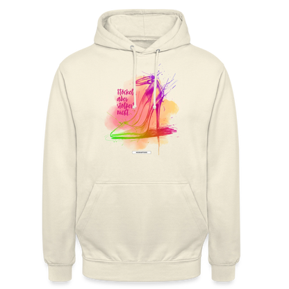 Hoodie Shine – Stöckelt, aber stolpert nicht. - Vanille-Milchshake