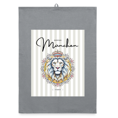 CITY MÜNCHEN Organic Geschirrtuch / Stoffserviette - Grau