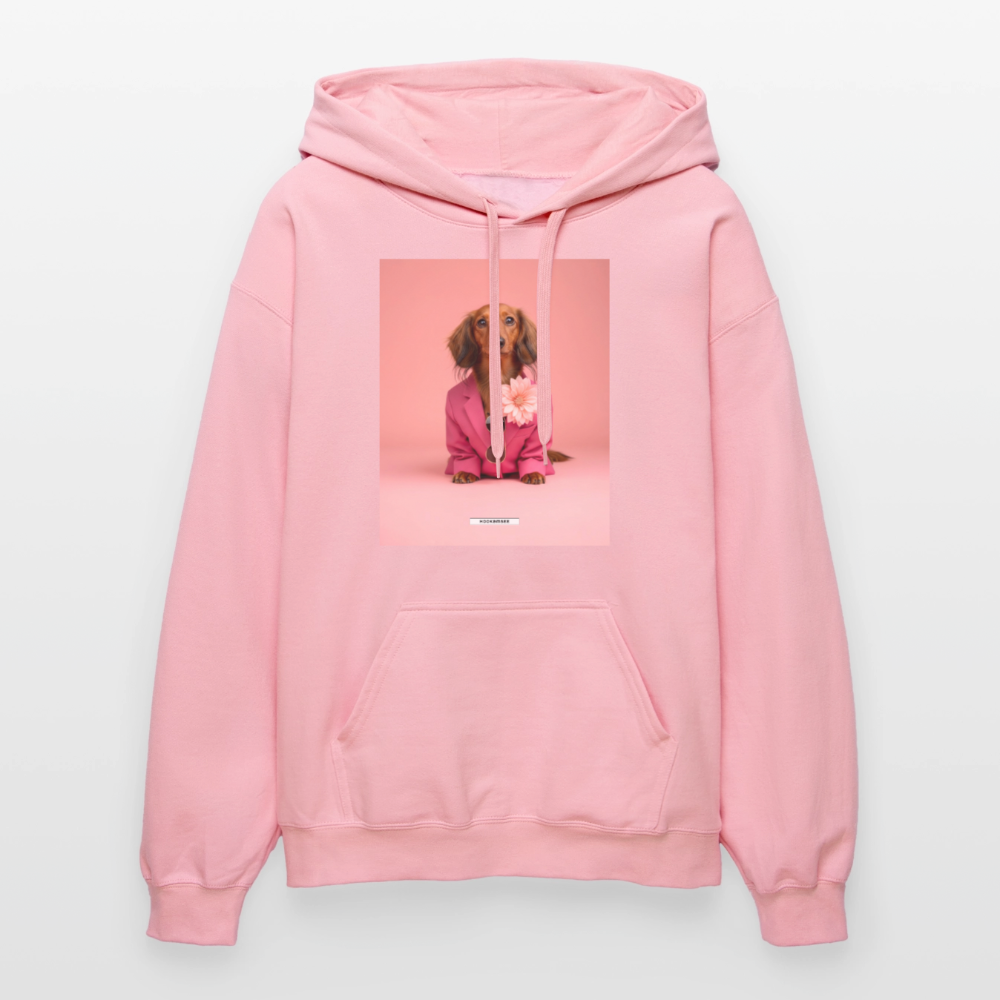 Hoodie „Styled Dogs – Dackel" - Hellrosa