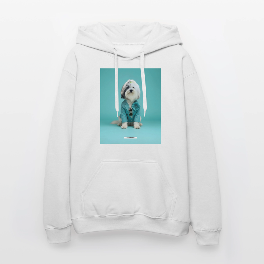 Hoodie „Styled Dogs – Tibet-Terrier“ - Weiß