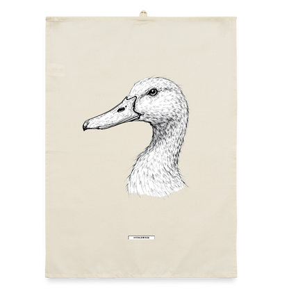 FAUNA GANS Organic Geschirrtuch / Stoffserviette - Natur